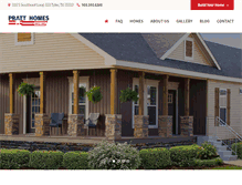 Tablet Screenshot of lpratthomes.com